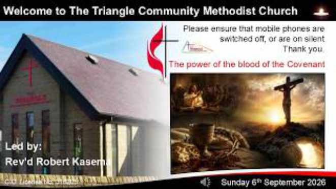 Notices: Sunday 6th September 2026